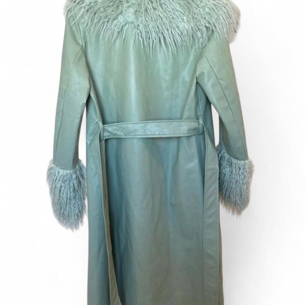 Vrg-grl Women's Green and Blue Coat - Picture 2 of 3